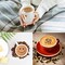 50 Pieces Cake Stencil Templates Decoration, Reusable Cake Cookies Baking Painting Journal Mold Tools, Dessert, Coffee Decorating Molds Cappuccino Mousse Hot Chocolate for DIY Craft Decor